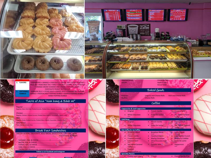 USA Homemade Donuts Menu