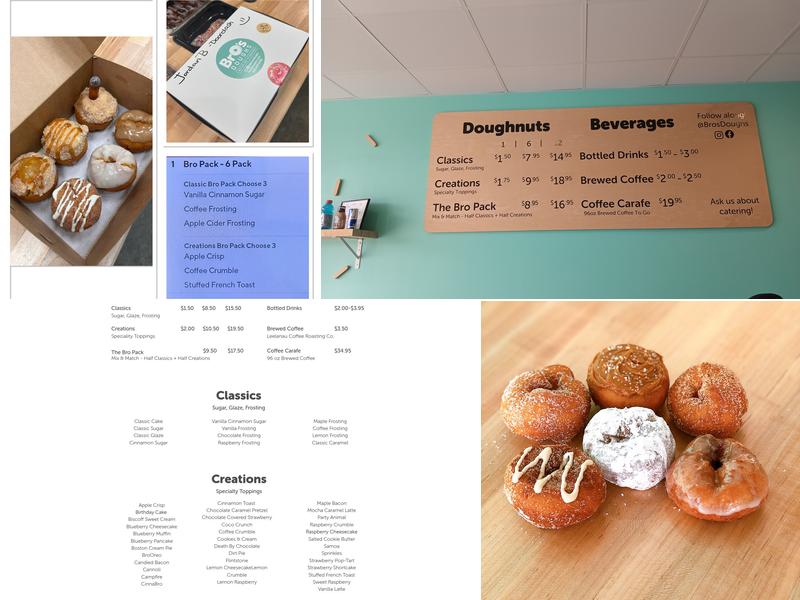 Bro's Doughs - Knapp Menu
