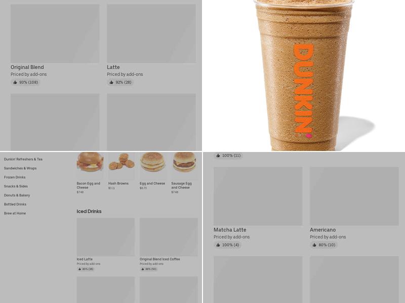 Dunkin' Menu