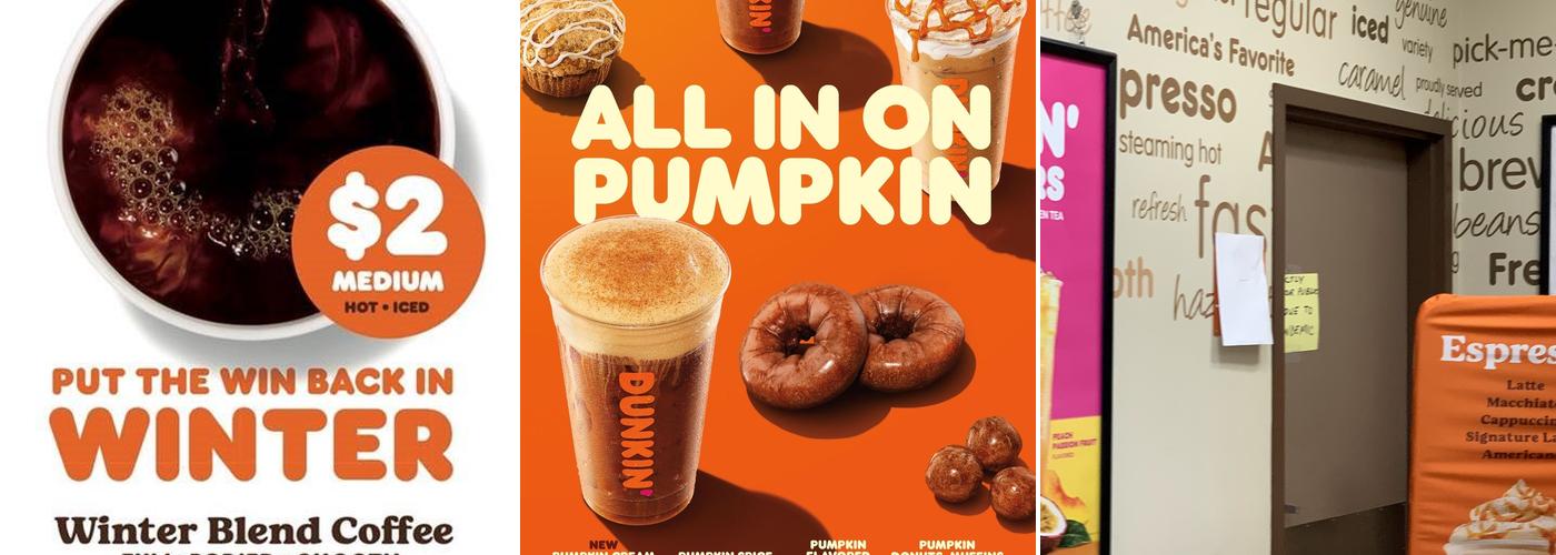 Dunkin' Menu