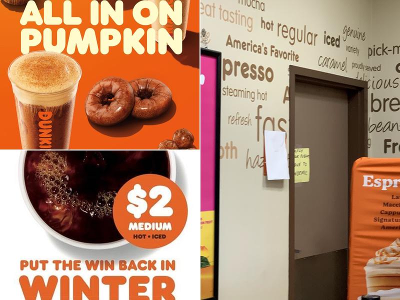 Dunkin' Menu