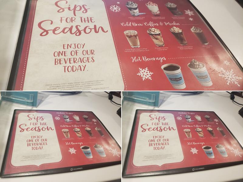 Cinnabon Menu