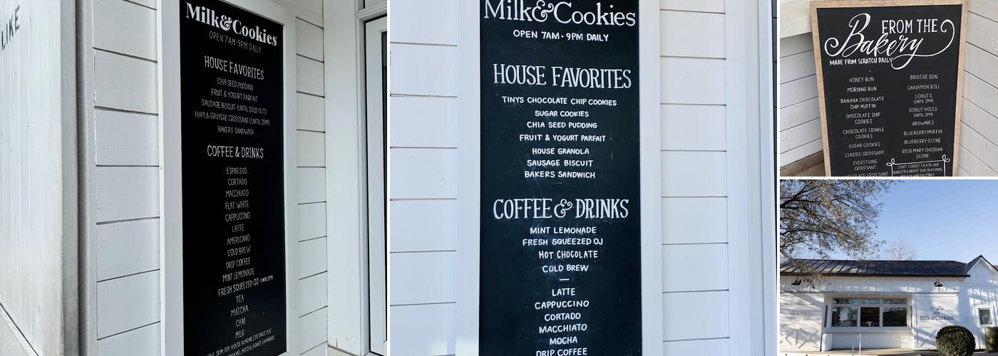 Tinys Milk & Cookies - Austin Menu