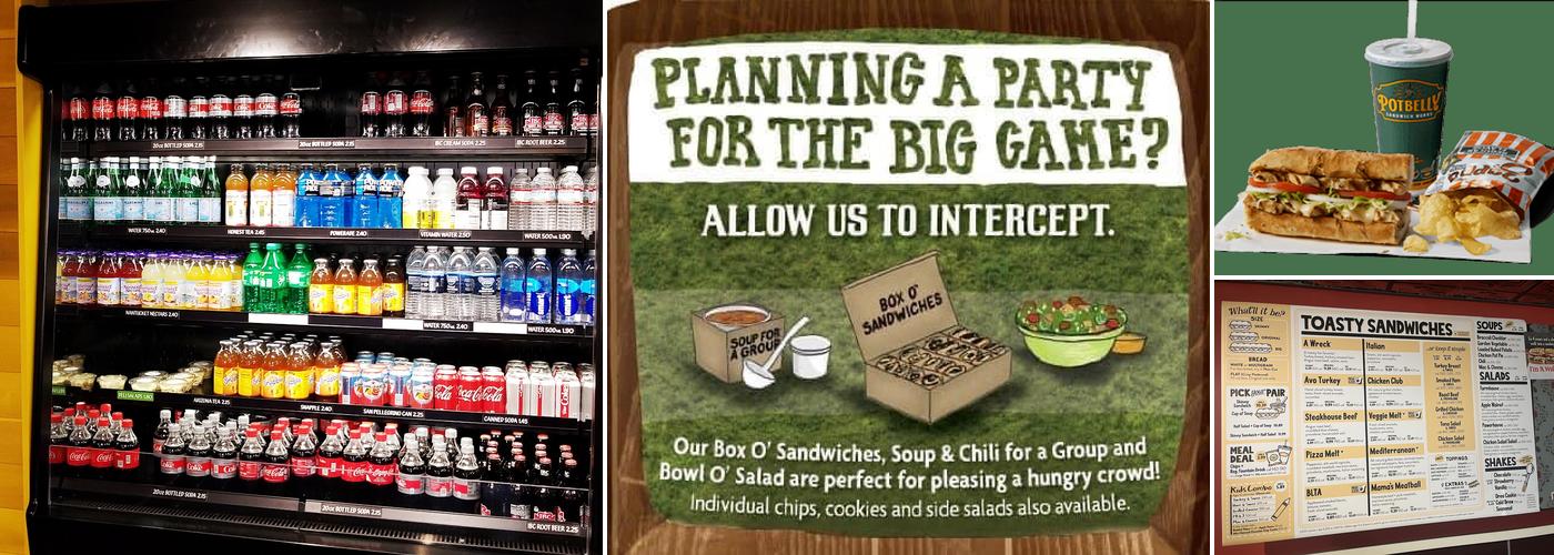 Potbelly Sandwich Shop Menu