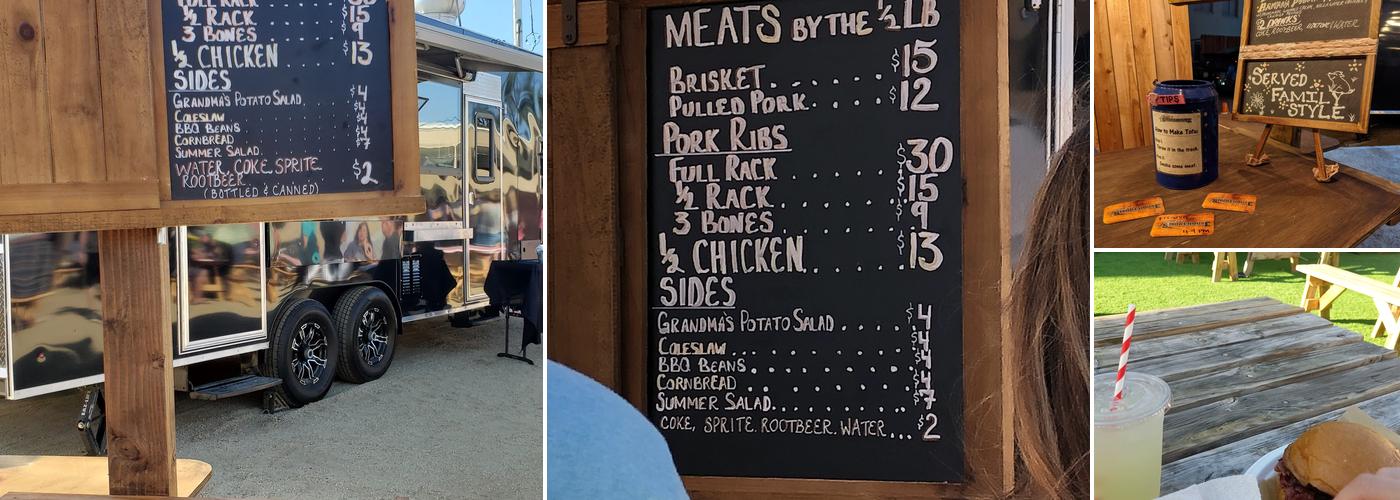 Evan's Smokehouse BBQ Menu