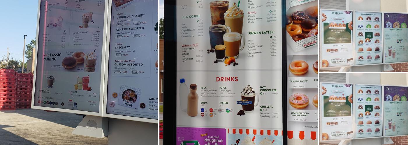 Krispy Kreme Menu