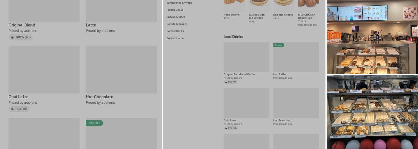 Dunkin' Menu