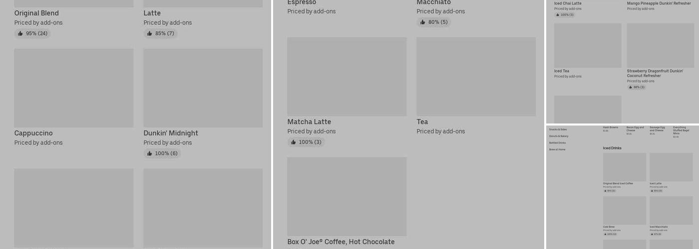 Dunkin' Menu