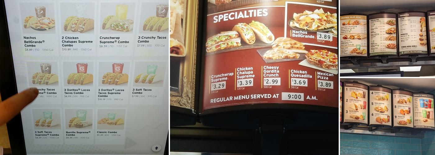 Taco Bell Menu