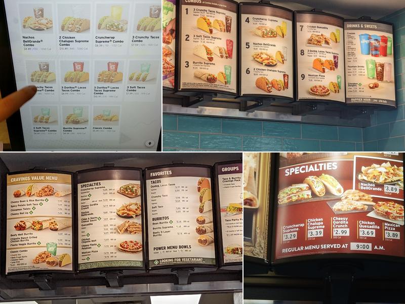 Taco Bell Menu