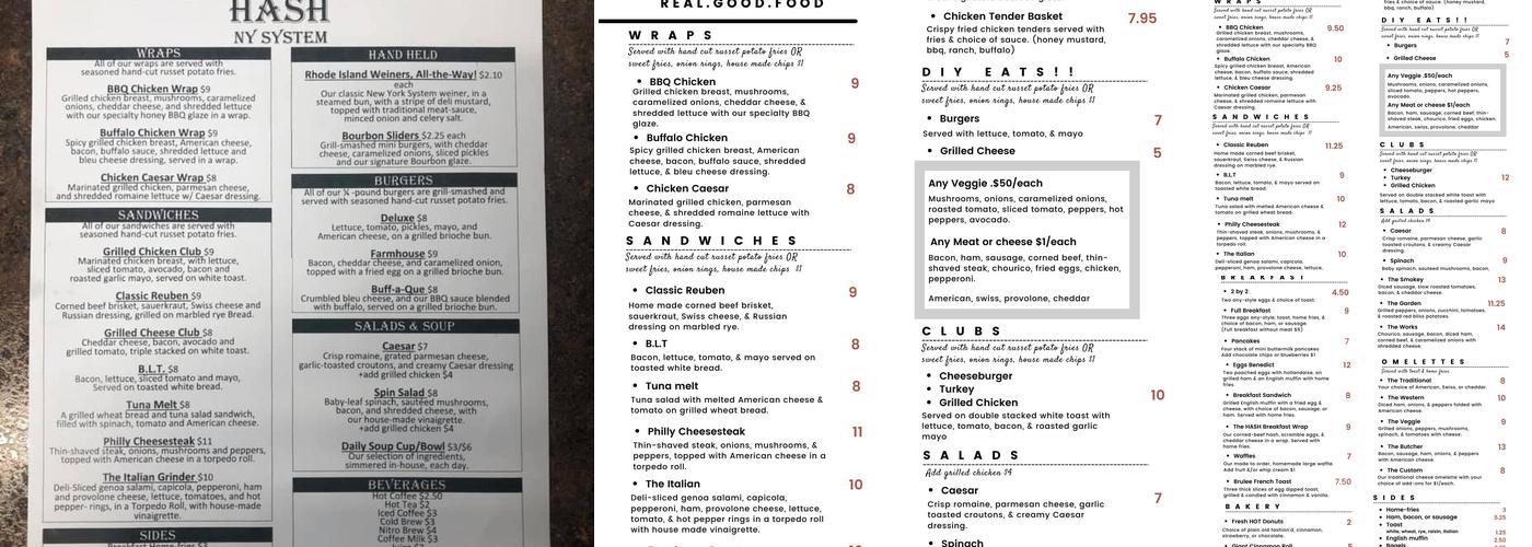 HASH NY System Menu