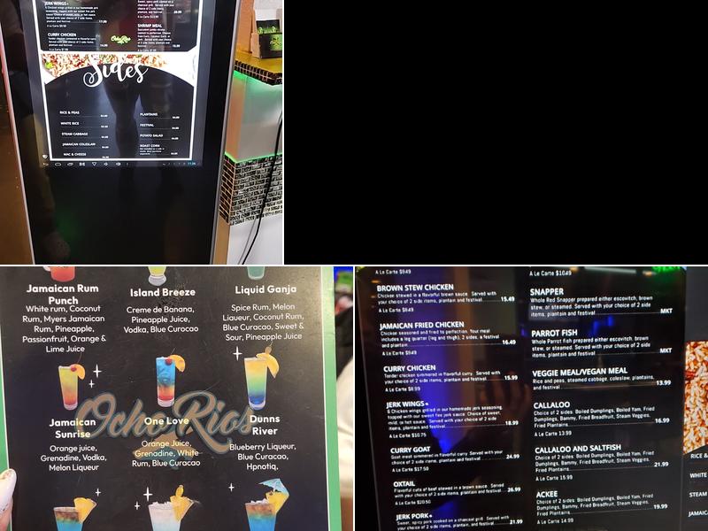 Ocho Rios Jerk Spot Menu