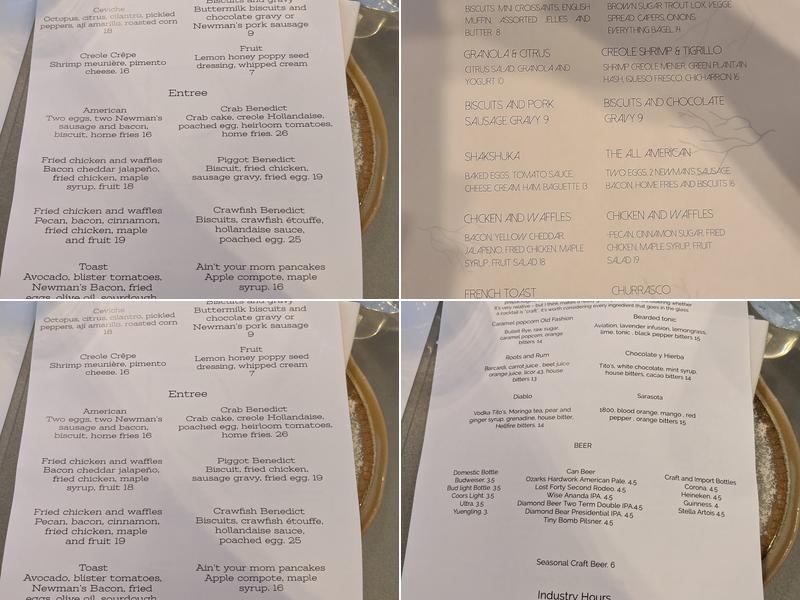 Roots Restaurant Menu