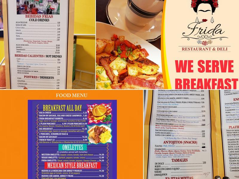 Frida Restaurant and grocery Menu