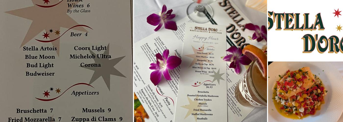Stella D’oro Menu