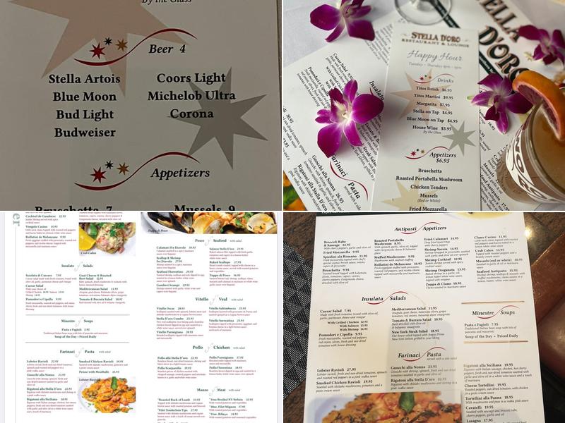 Stella D’oro Menu
