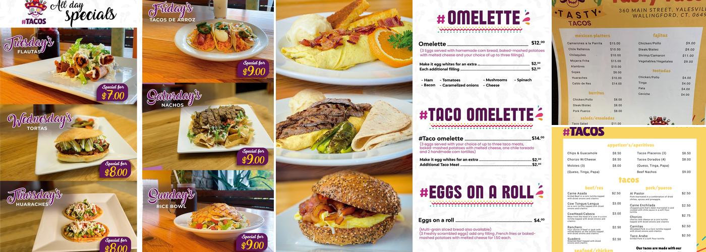#Tacos Menu