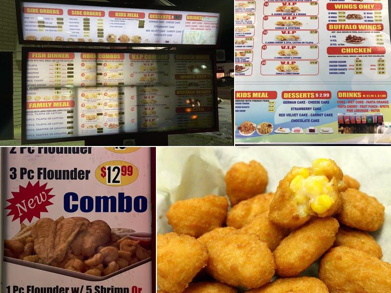 Hooks & Cook Fish and Chicken Menu