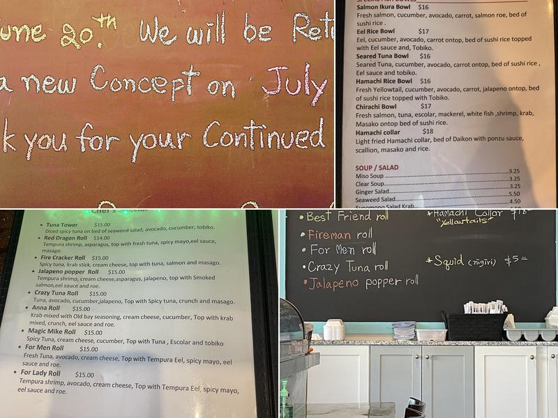 Pete's Sushi & Poke Menu