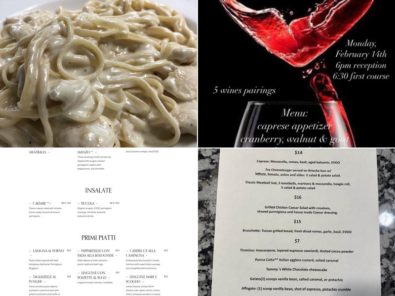 Osteria Athena Menu