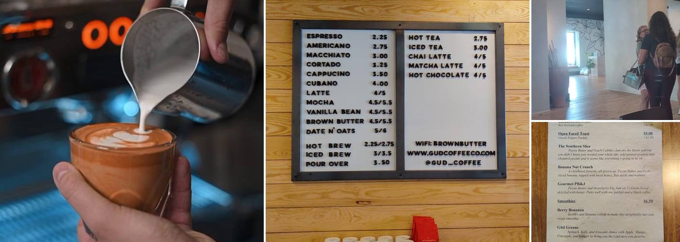 GŪD Coffee Company Menu