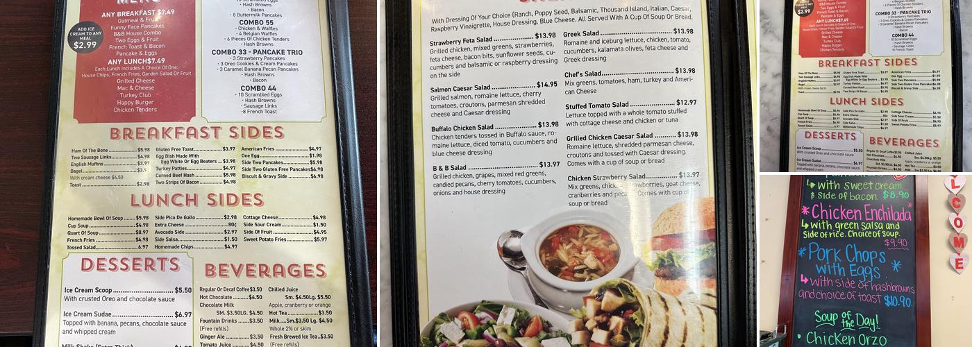 Eggcellence Cafe Menu