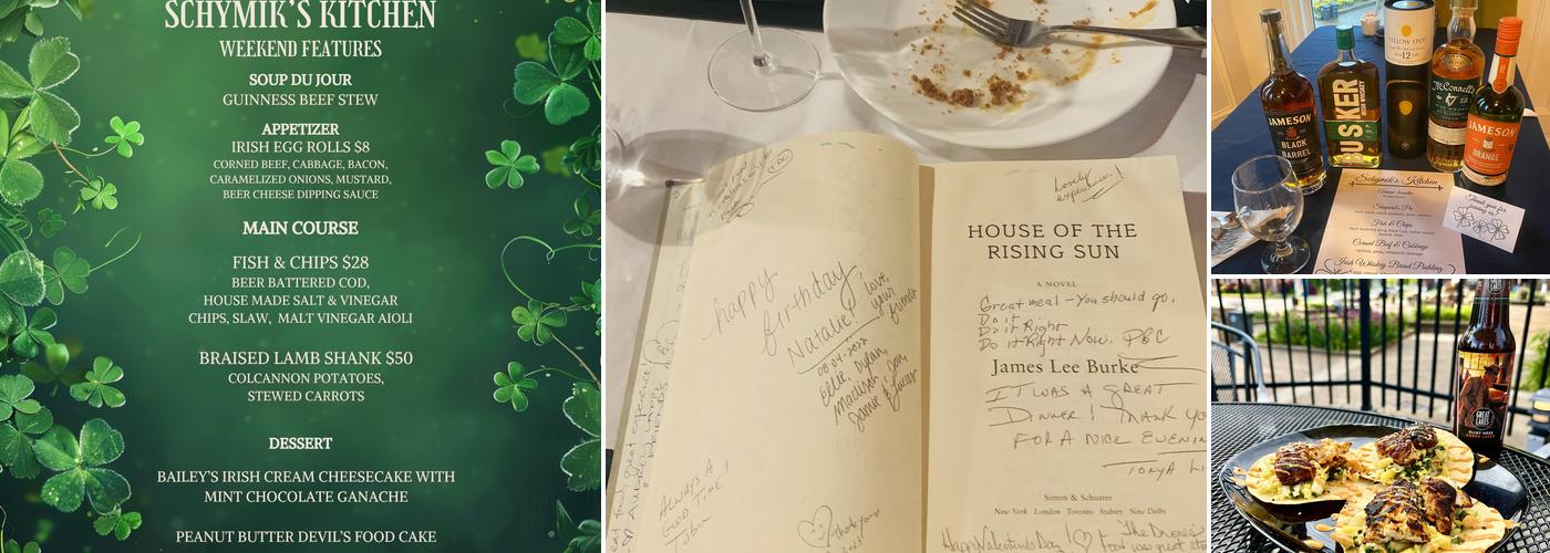 Schymik's Kitchen Menu