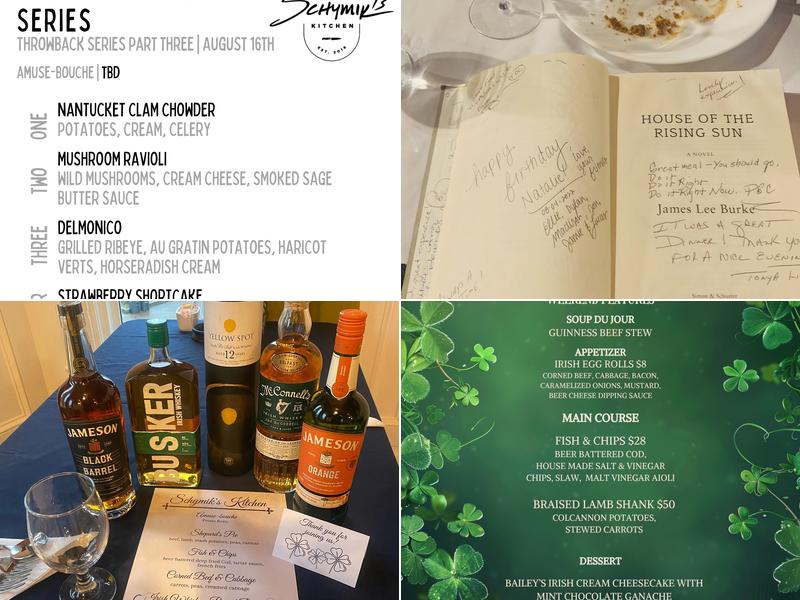 Schymik's Kitchen Menu