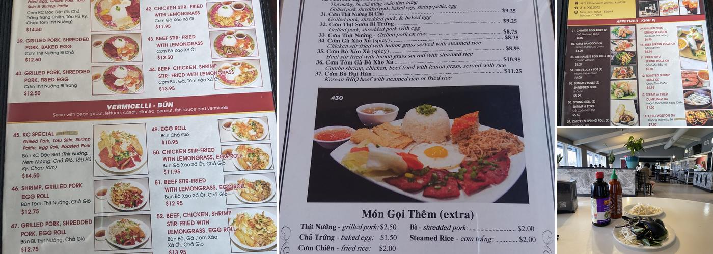 Pho KC Menu