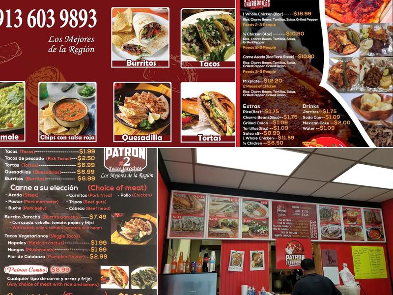 Patron 2 Tacos jarochos Menu