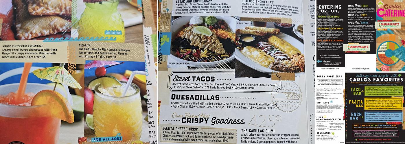 Carlos O'Kelly's - Hutchinson Menu