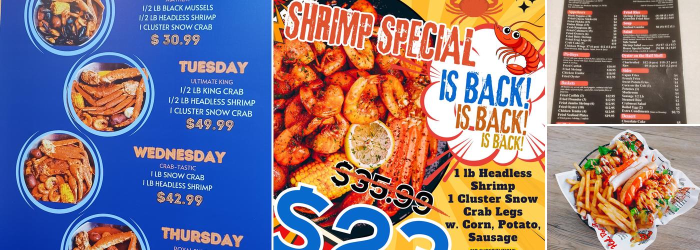 Fiery Crab Seafood Restaurant And Bar Menu