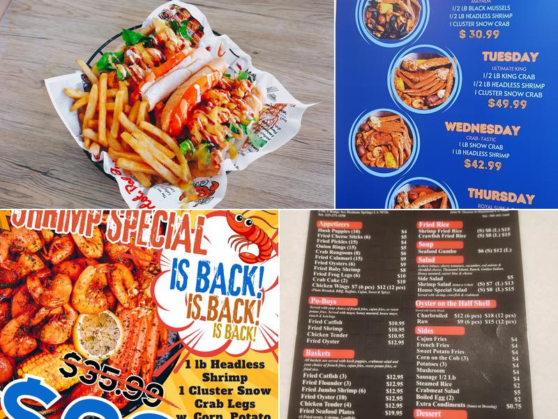 Fiery Crab Seafood Restaurant And Bar Menu