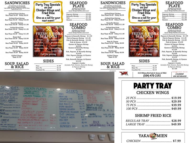 Captain Dat Menu