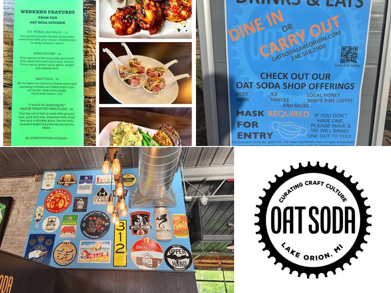 Oat Soda Lake Orion Menu