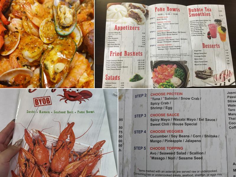 Crazy Crab Menu