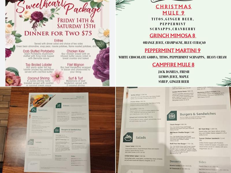 Route 66 Pub & Grill Menu