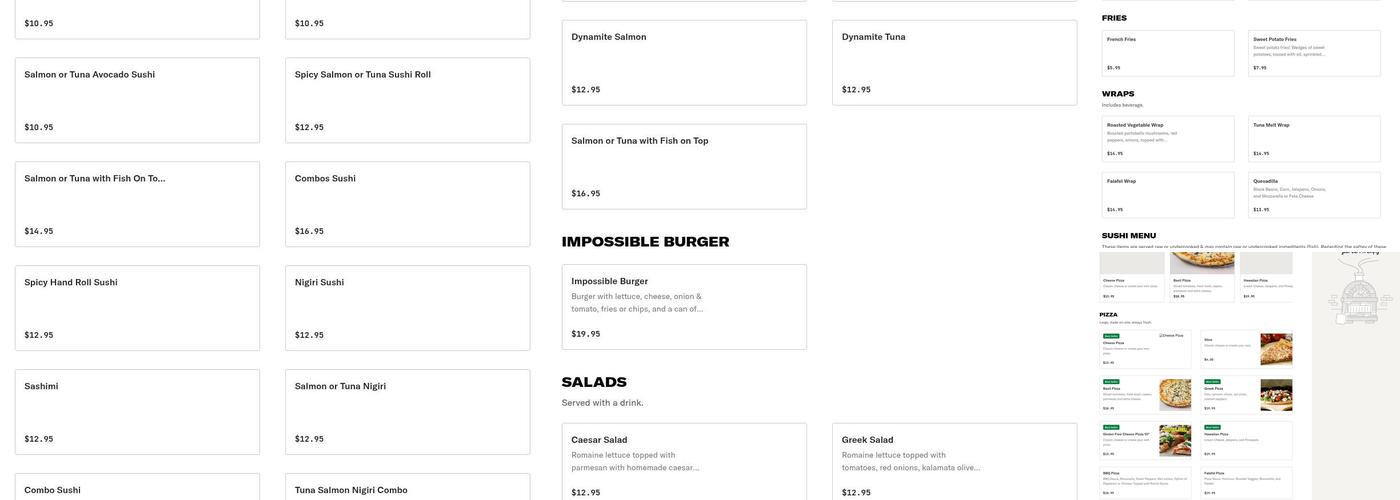 Basil Menu