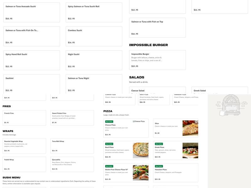 Basil Menu