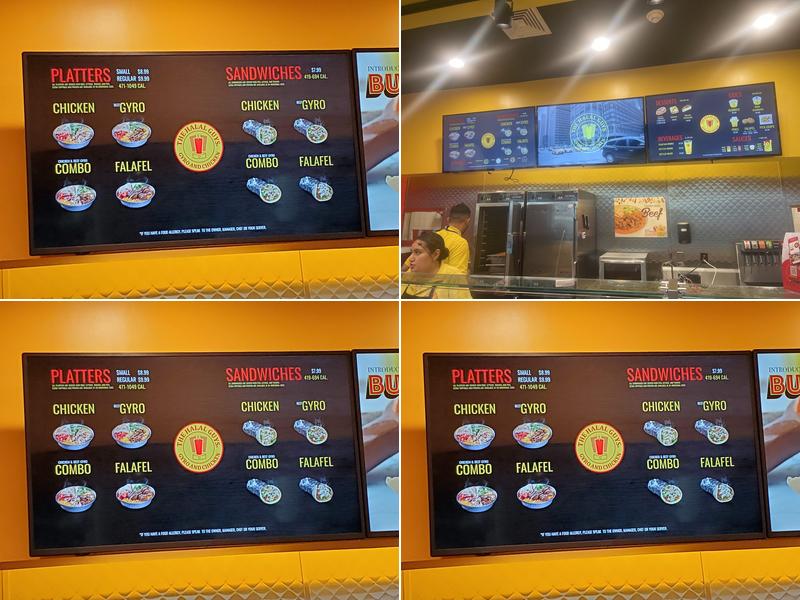 The Halal Guys Menu
