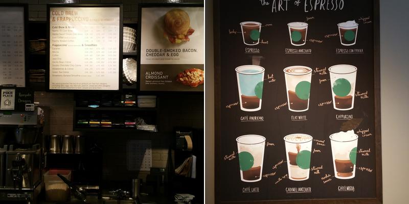Starbucks Menu