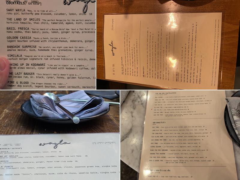 Wayla Menu