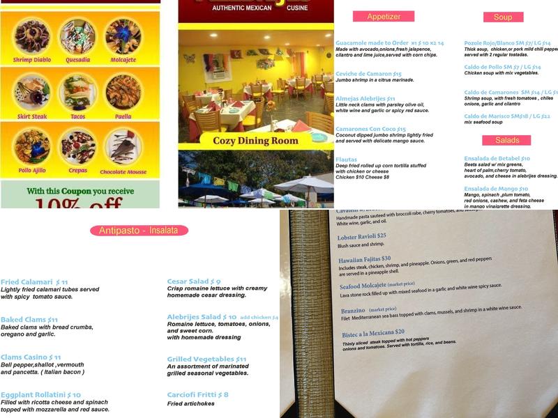 Alebrijes Restaurant Menu