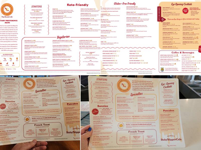 Ruby Sunshine Menu