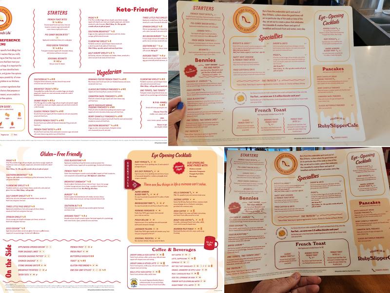 Ruby Sunshine Menu