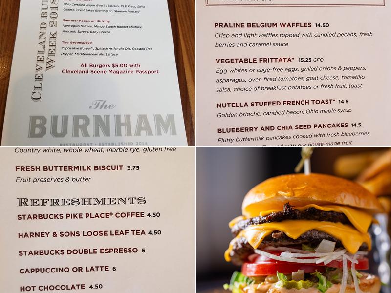 The Burnham Menu