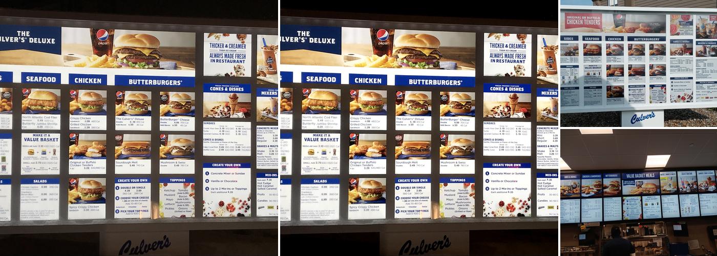 Culver’s Menu