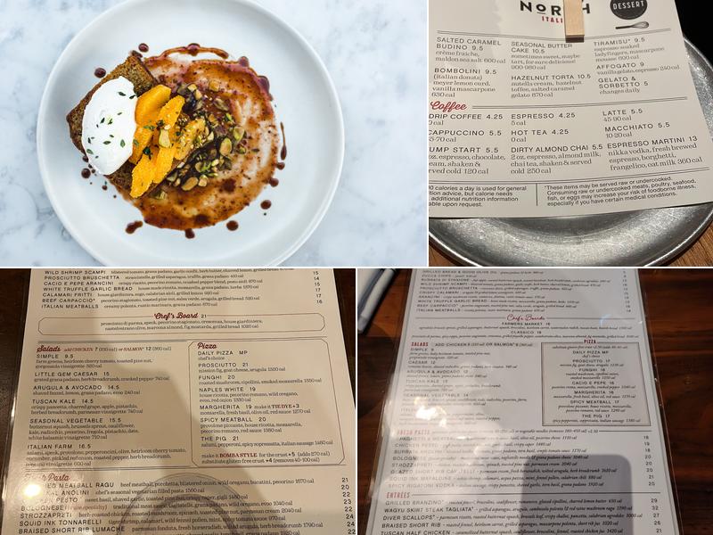 North Italia Menu