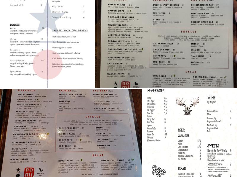 NoMi Menu