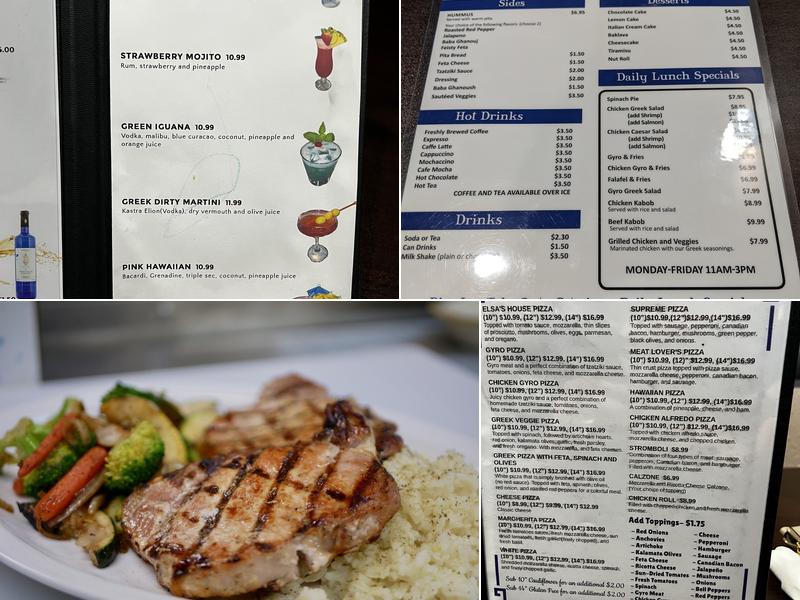 Elsa's Greek Grill Menu